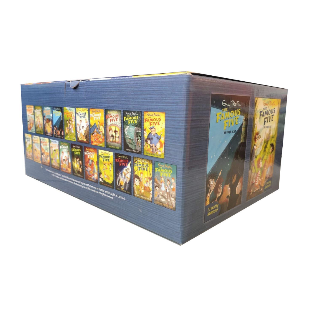 FAMOUS FIVE COMPLETE BOX SET OF 21 TITLES: 21 Exciting Adventures!